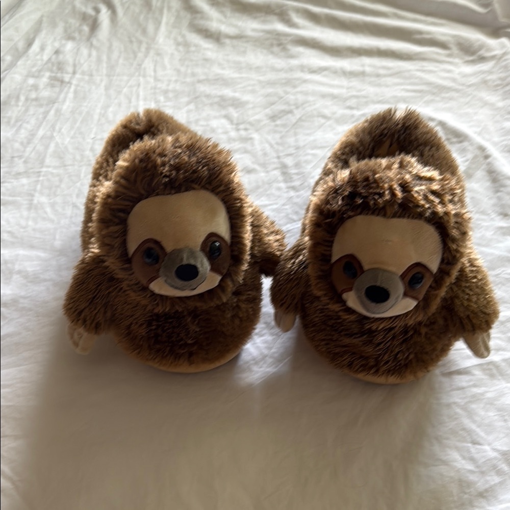 Cute Sloth Plush Slippers